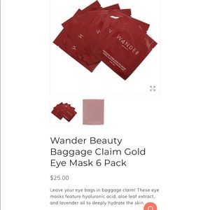 Wander Gold Eye Mask Set